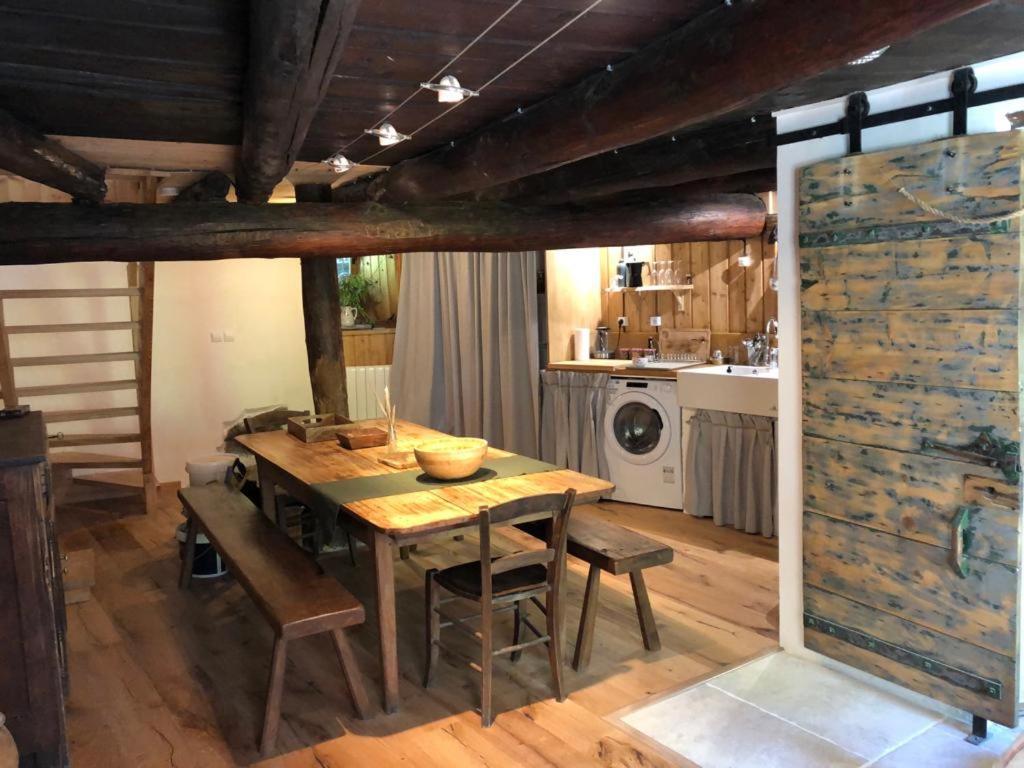 Mon Roc - Maison De Montagne Atypique Avec Vue La Grave Eksteriør billede