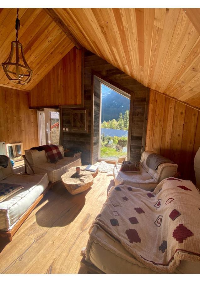 Mon Roc - Maison De Montagne Atypique Avec Vue La Grave Eksteriør billede