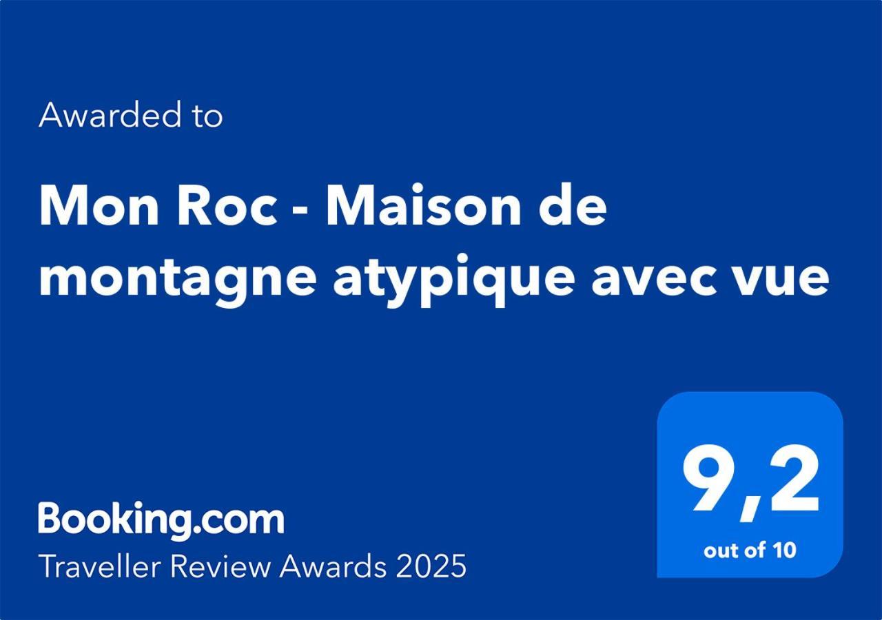 Mon Roc - Maison De Montagne Atypique Avec Vue La Grave Eksteriør billede